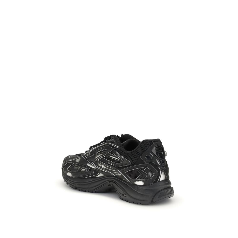 Reebok Black Polyethylene Athletic Sneakers