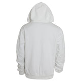 Dolce & Gabbana White Cotton Hooded Pullover Sweatshirt Men