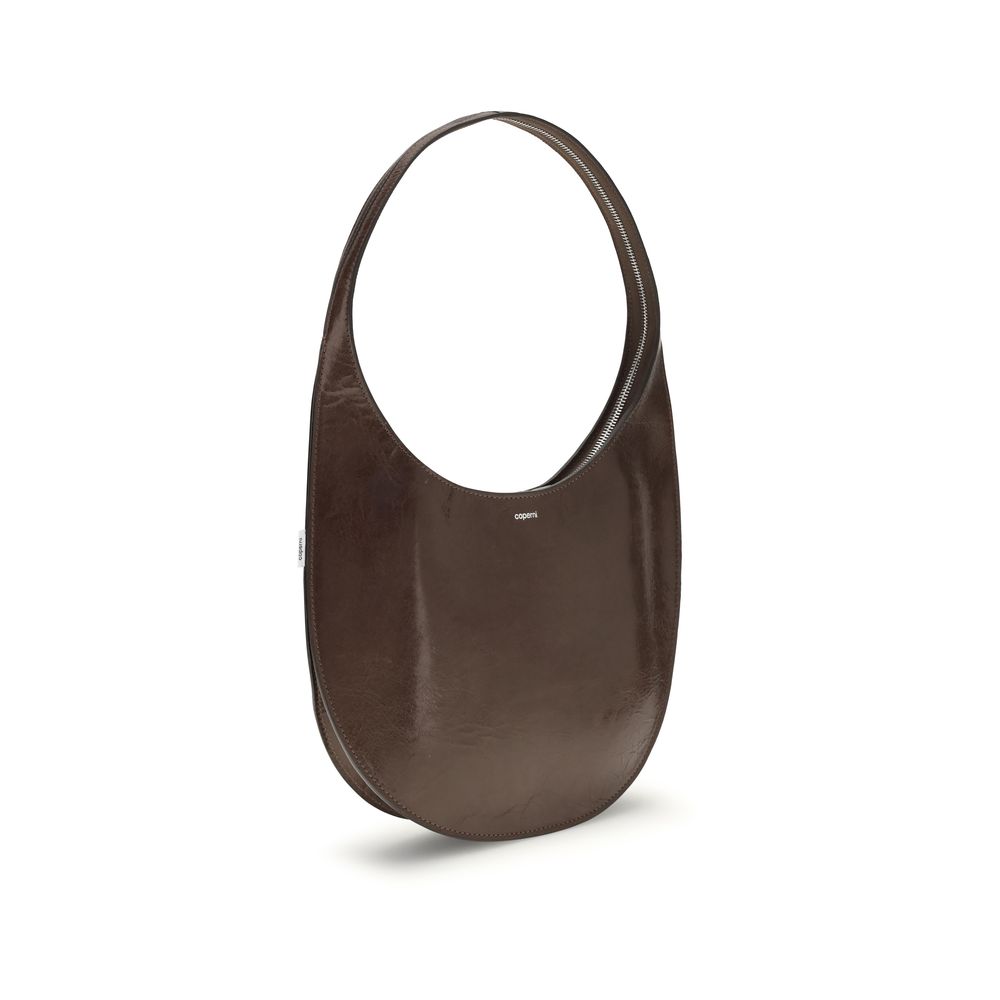 Coperni Brown Calf Leather Bos Taurus Shoulder Bag