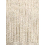 Brunello Cucinelli White Wool Sweatshirt