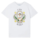 Casablanca White Cotton T-Shirt