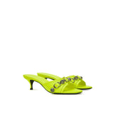Balenciaga Yellow Leather Mules
