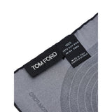 Tom Ford Gray Silk Clutch Bag