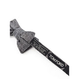 Tom Ford Gray Silk Bowtie