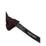 Tom Ford Brown Silk Bowtie