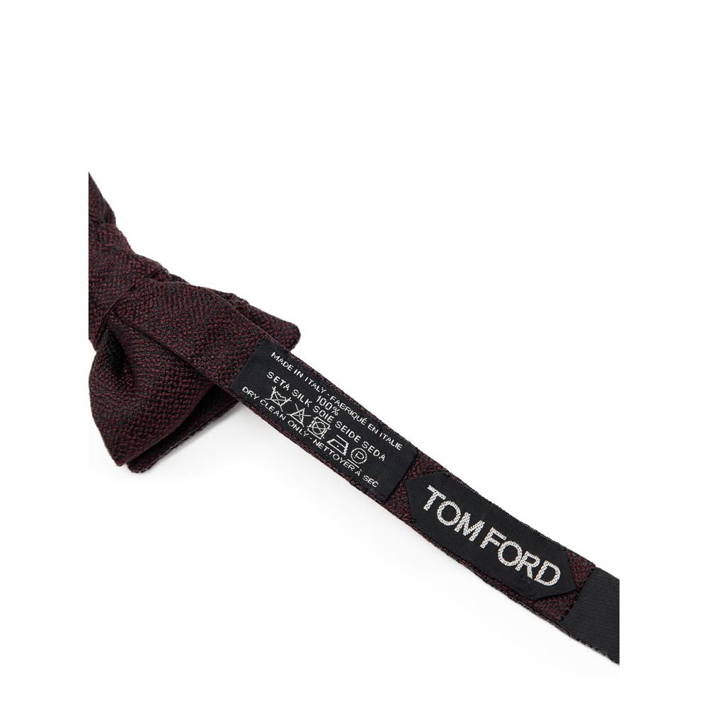 Tom Ford Brown Silk Bowtie