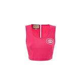 Gucci Fuchsia Polyamide Tank Tops