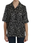 Dolce & Gabbana Black Musical Instrument Print SilkTop