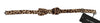 Dolce & Gabbana Brown Leopard Silk Adjustable Neck Papillon Men Bow Tie