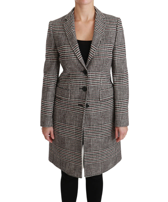 Dolce & Gabbana Multicolor Trench Knee Long Jacket Coat