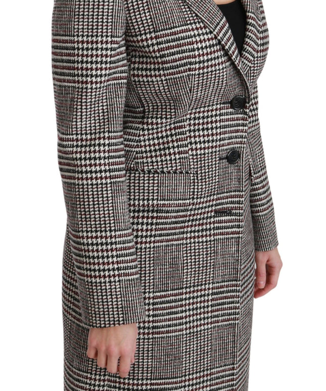 Dolce & Gabbana Multicolor Trench Knee Long Jacket Coat