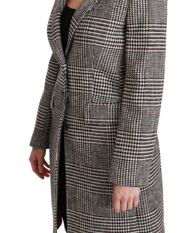 Dolce & Gabbana Multicolor Trench Knee Long Jacket Coat