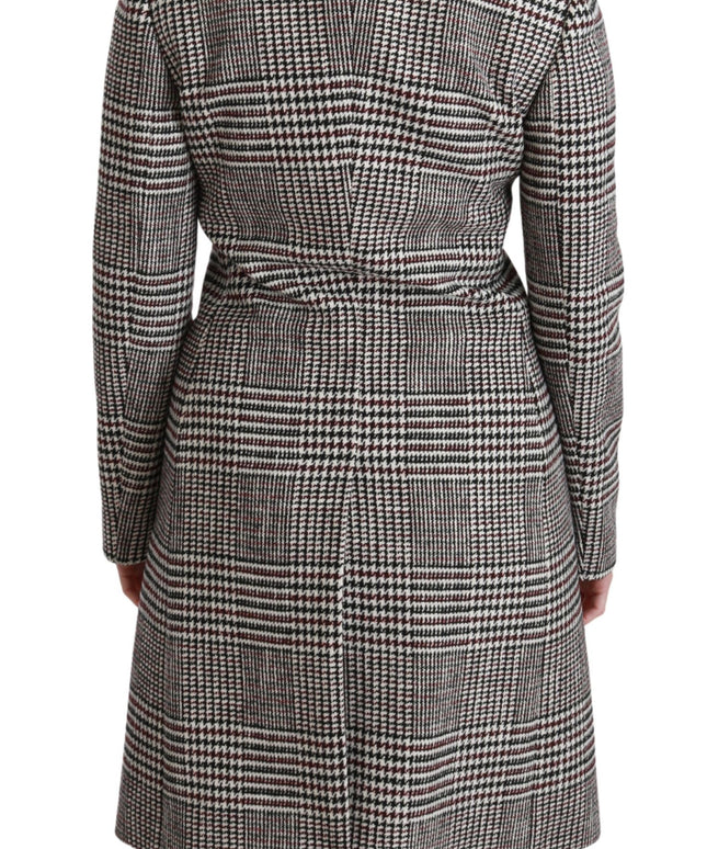 Dolce & Gabbana Multicolor Trench Knee Long Jacket Coat