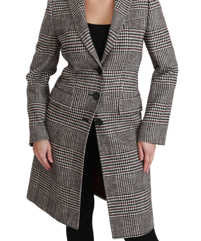 Dolce & Gabbana Multicolor Trench Knee Long Jacket Coat