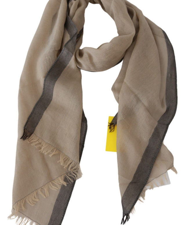 Costume National Beige Women Cotton Shawl  Scarf