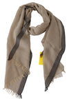 Costume National Beige Women Cotton ShawlScarf
