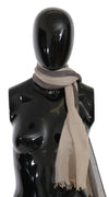 Costume National Beige Women Cotton ShawlScarf