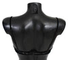 Ermanno Scervino Black Mesh Balconcino Bra NylonUnderwear