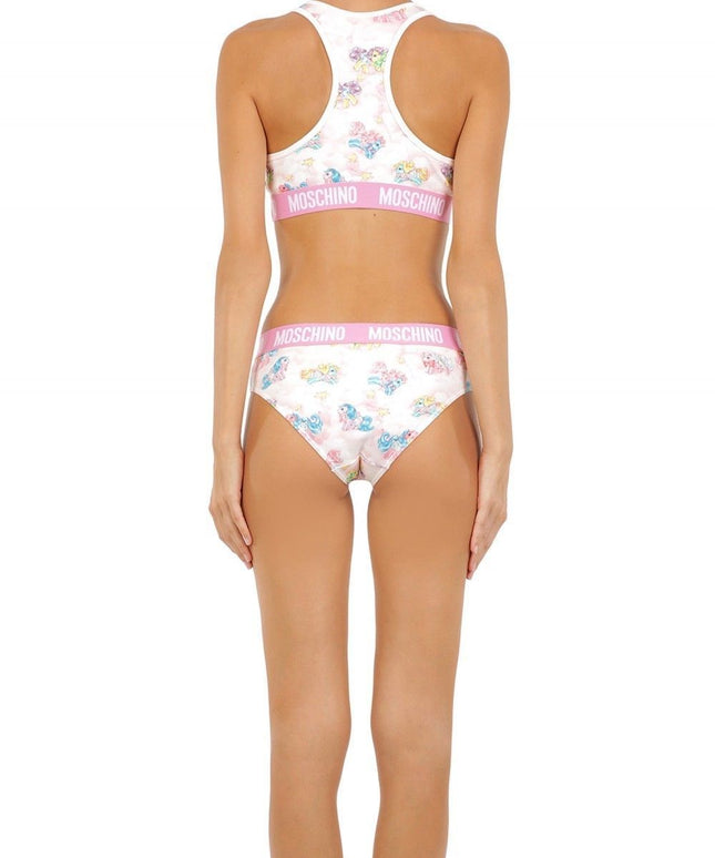 Moschino White Two-Piece Sleepwear My Little Pony Bikini