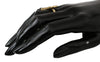 Nialaya Gold Wing Clear CZ 925 Silver Authentic Women