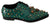 Dolce & Gabbana Green Leather Crystal Dress Broque Shoes