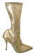 Dolce & Gabbana Gold Rhinestones Ankle Boots Socks Shoes
