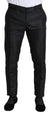 Dolce & Gabbana Black Metallic Skinny Trouser Dress