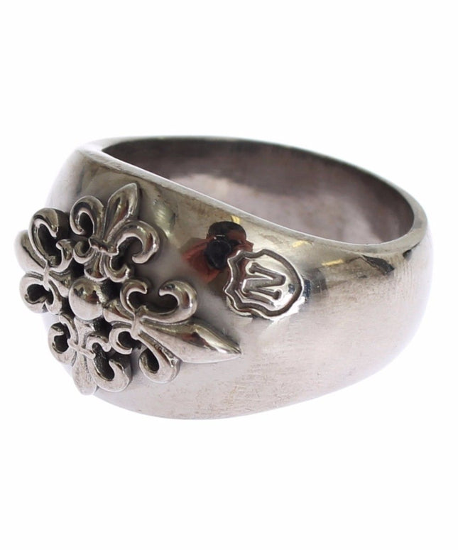 Nialaya Silver 925 Sterling Authentic  Crest Ring