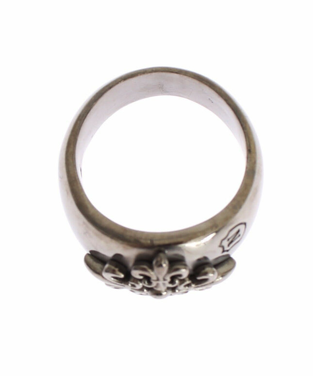 Nialaya Silver 925 Sterling Authentic  Crest Ring