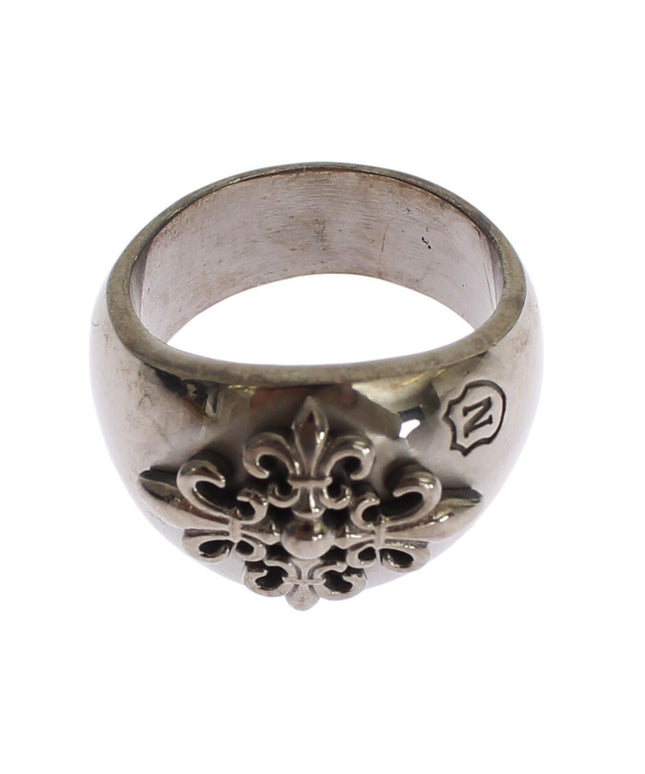 Nialaya Silver 925 Sterling Authentic  Crest Ring