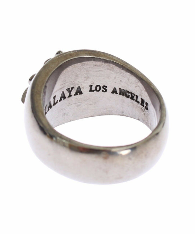 Nialaya Silver 925 Sterling Authentic  Crest Ring
