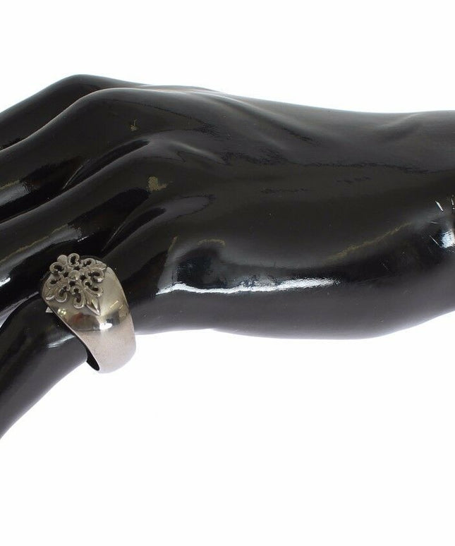 Nialaya Silver 925 Sterling Authentic  Crest Ring