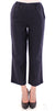 Andrea Incontri Blue Cropped Cotton Pants