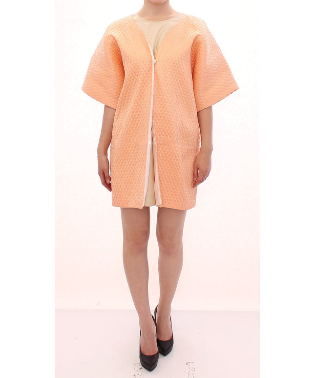 Andrea Incontri Pink Short Sleeves Jacket Coat