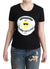 Moschino Black Cotton Sunny Milano Print T-shirt