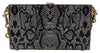Dolce & Gabbana Gray Fashion Devotion Clutch Plexi SICILY BOX Purse