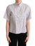 Dolce & Gabbana White Polka Dots Collared Blouse Shirt
