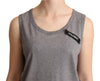 Dolce & Gabbana Gray Sleeveless Round Neck Tank Top T-shirt
