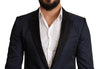 جاكيت بليزر مارتيني من دولتشي آند غابانا، أزرق، من الصوف، بتصميم Slim Fit