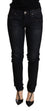 Acht Blue Washed Low Waist Skinny Denim Trouser
