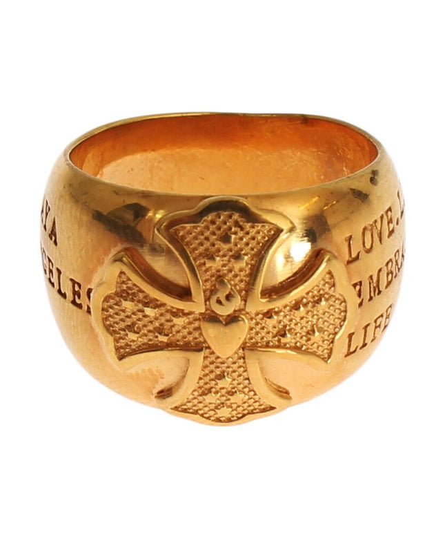 Nialaya Gold Plated 925 Silver Womens Ring