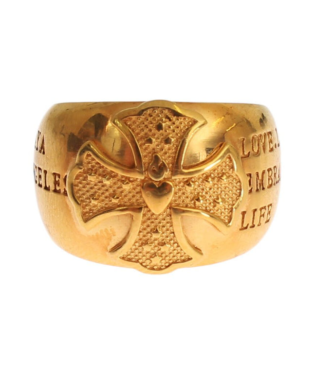 Nialaya Gold Plated 925 Silver Womens Ring