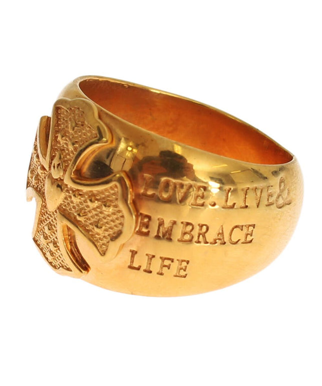 Nialaya Gold Plated 925 Silver Womens Ring
