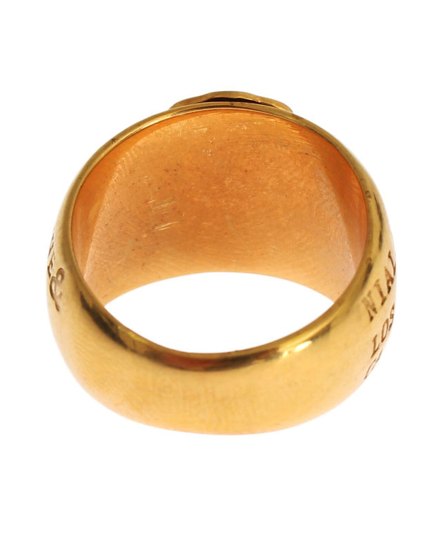 Nialaya Gold Plated 925 Silver Womens Ring