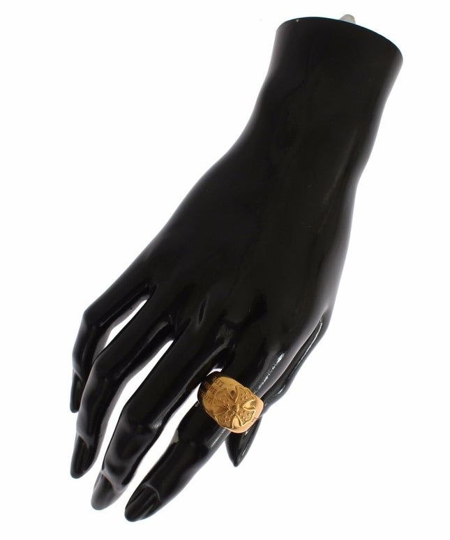 Nialaya Gold Plated 925 Silver Womens Ring