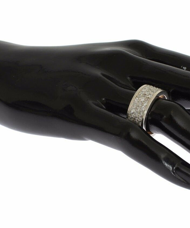Nialaya Silver Womens CZ 925 Sterling Ring