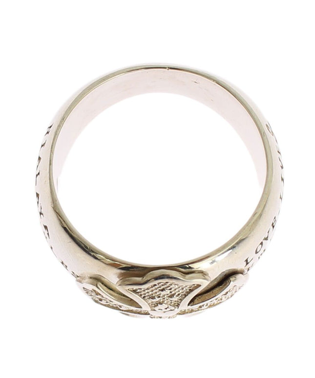 Nialaya Silver Cross Womens 925 Sterling Ring