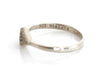 Nialaya Blue Red CZ 925 Silver Womens Clear Ring