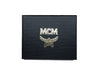محفظة بطاقات جلدية من MCM Spectrum Diamond Mini Neon Yellow Visetos