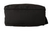 Dolce & Gabbana Black Denim Leather Shoulder Strap Messenger Bag